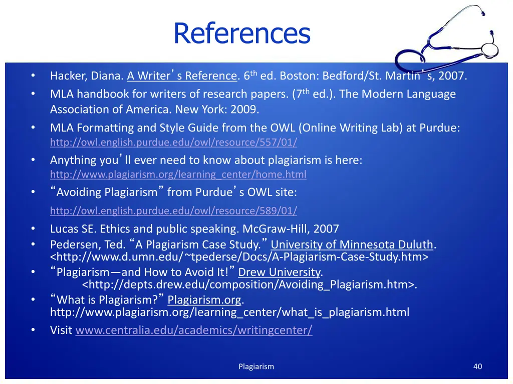 references