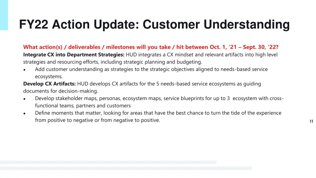 fy22 action update customer understanding 1