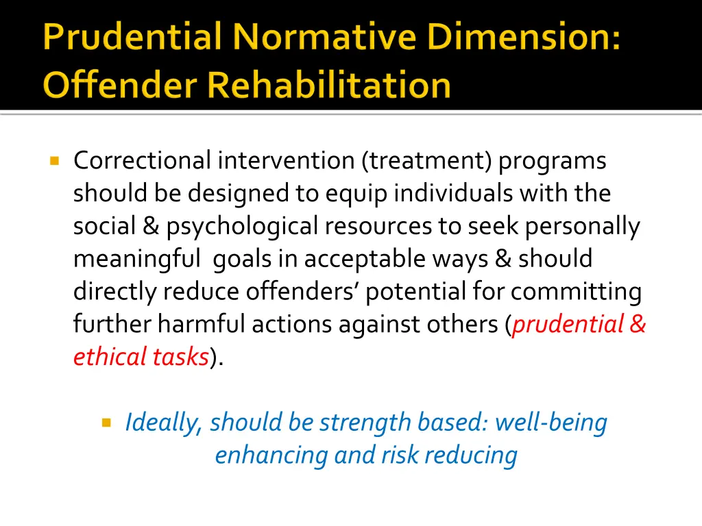 correctional intervention treatment programs