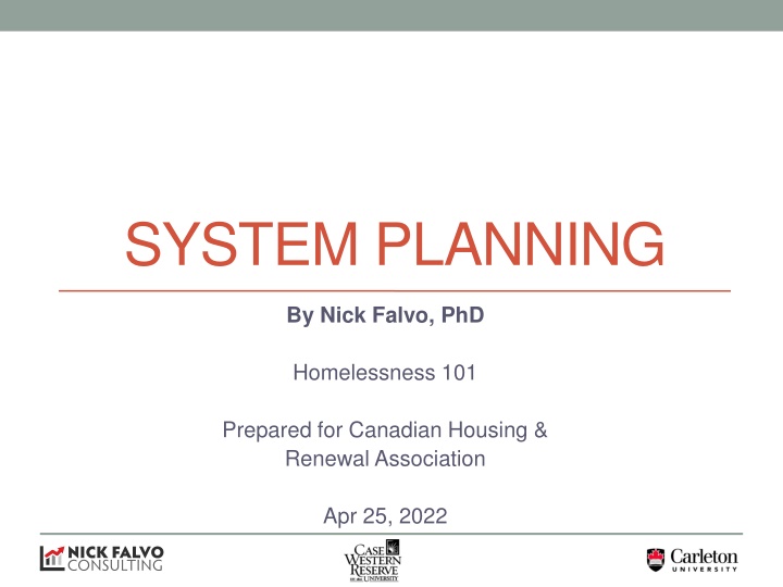 system planning