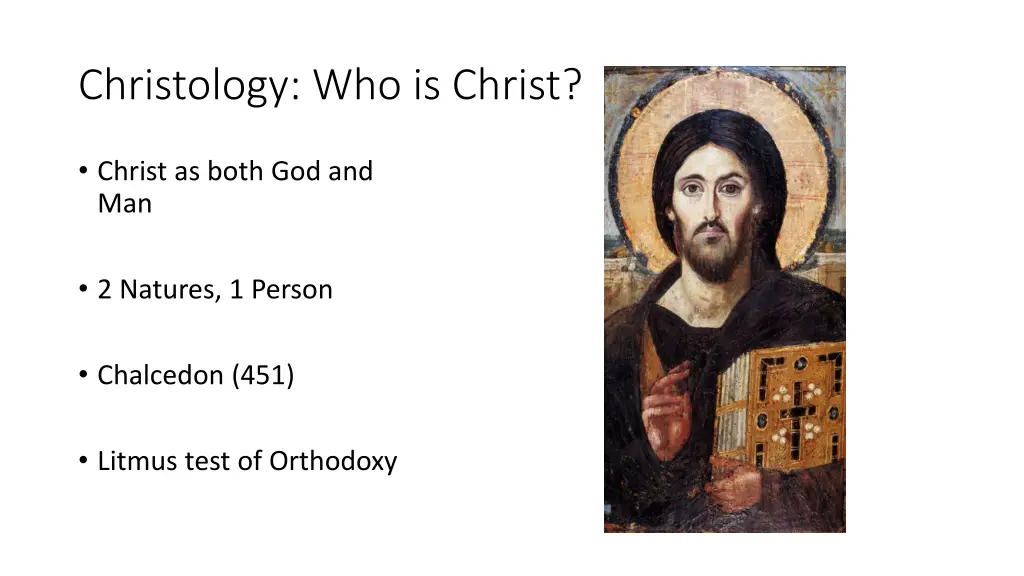 christology who is christ