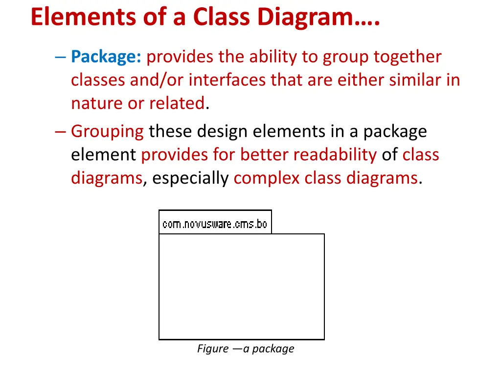 elements of a class diagram 2