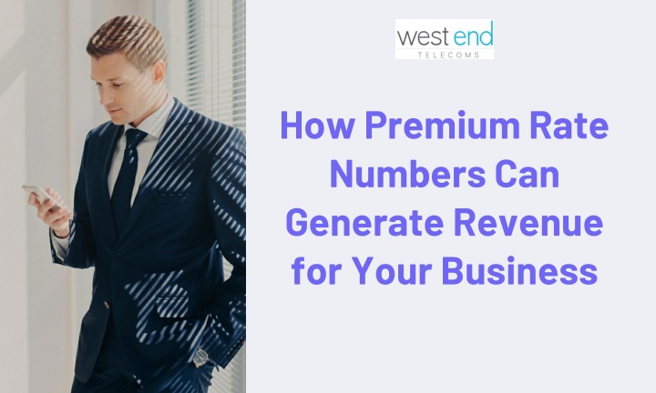 how premium rate numbers can generate revenue