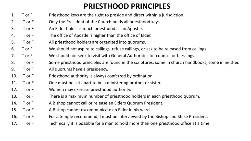 priesthood principles priesthood keys