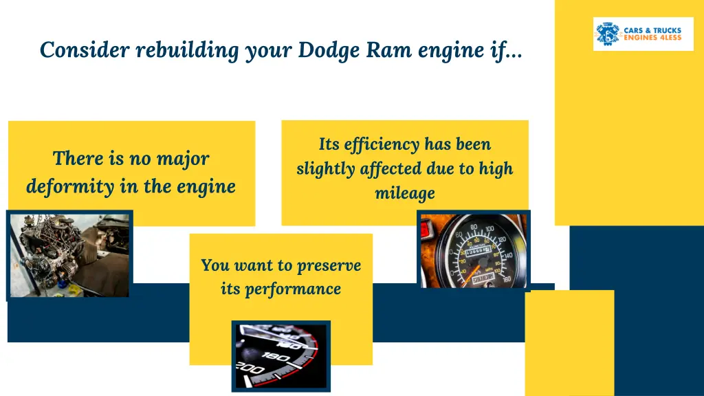 consider rebuilding your dodge ram engine if