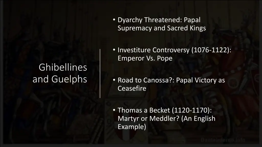 dyarchy threatened papal supremacy and sacred