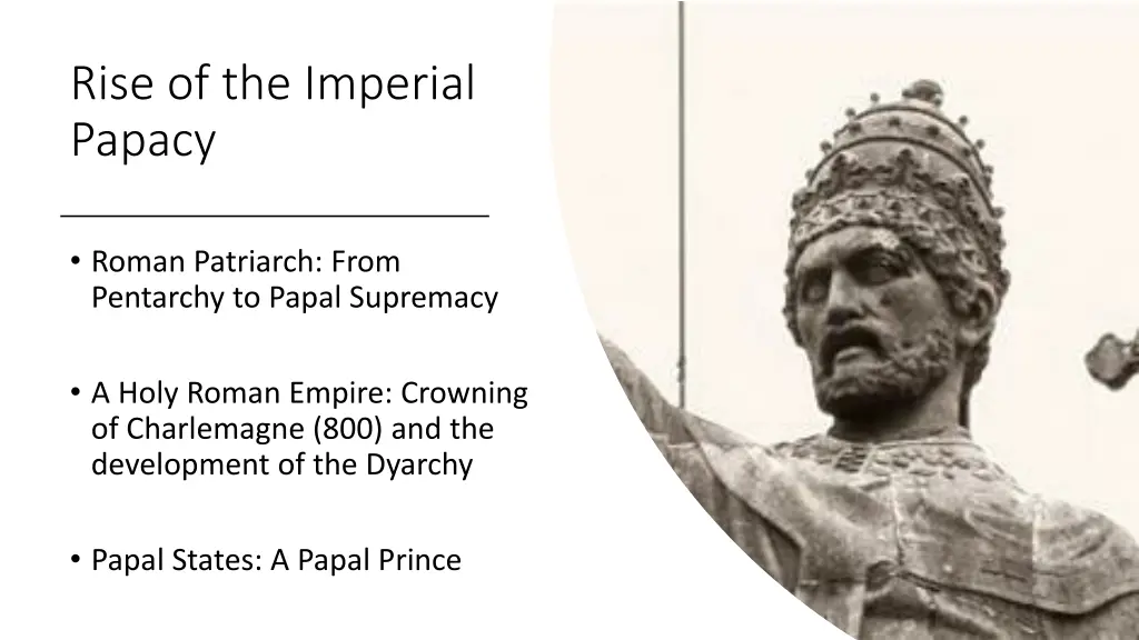 rise of the imperial papacy