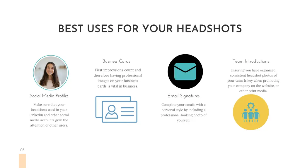 best uses for your headshots