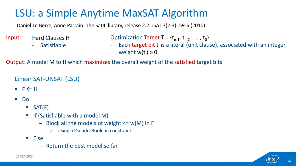 lsu a simple anytime maxsat algorithm 1