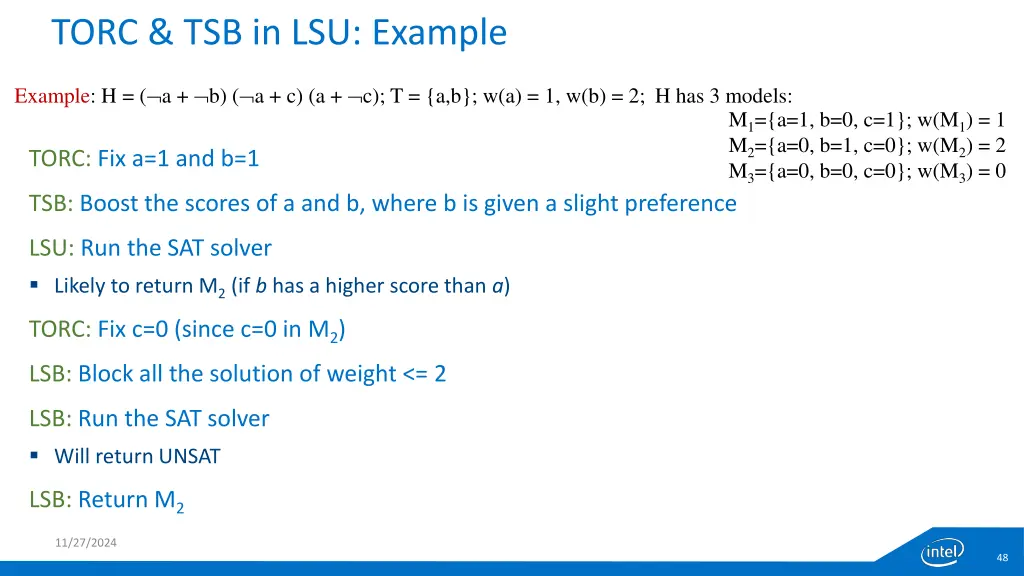 torc tsb in lsu example