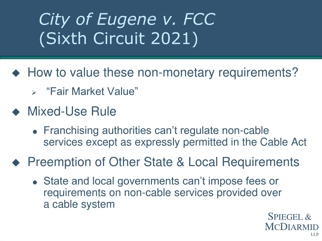 city of eugene v fcc sixth circuit 2021 1