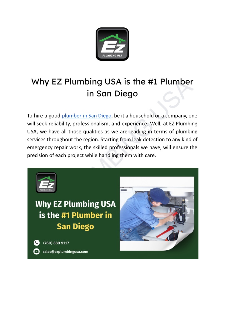 ez plumbing usa