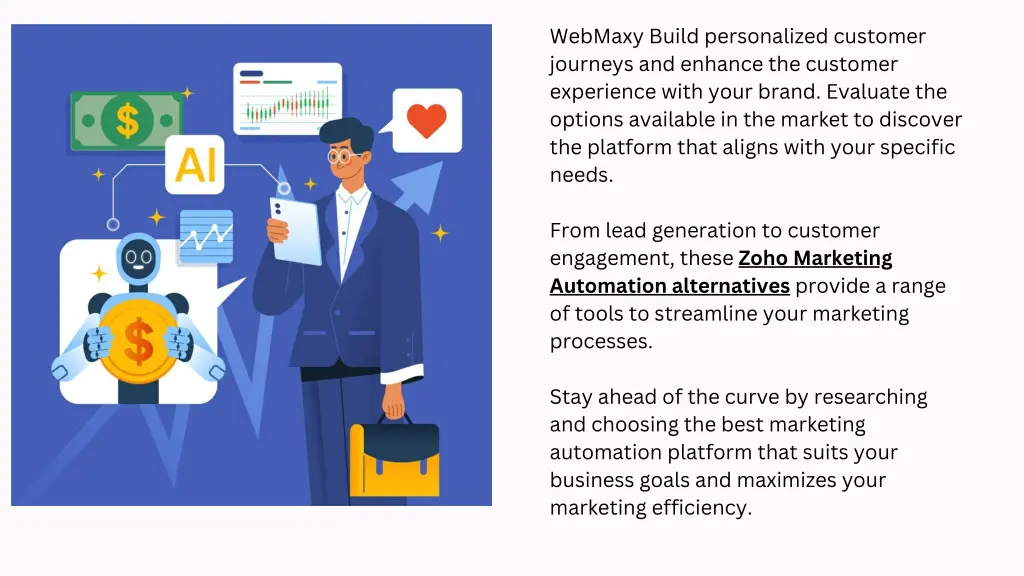 webmaxy build personalized customer journeys