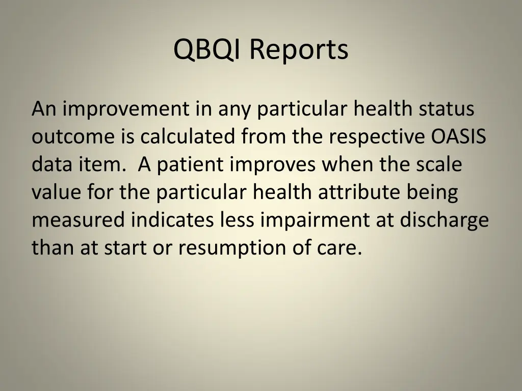 qbqi reports