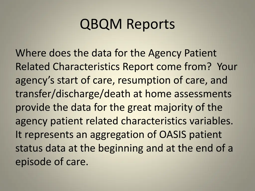 qbqm reports 1