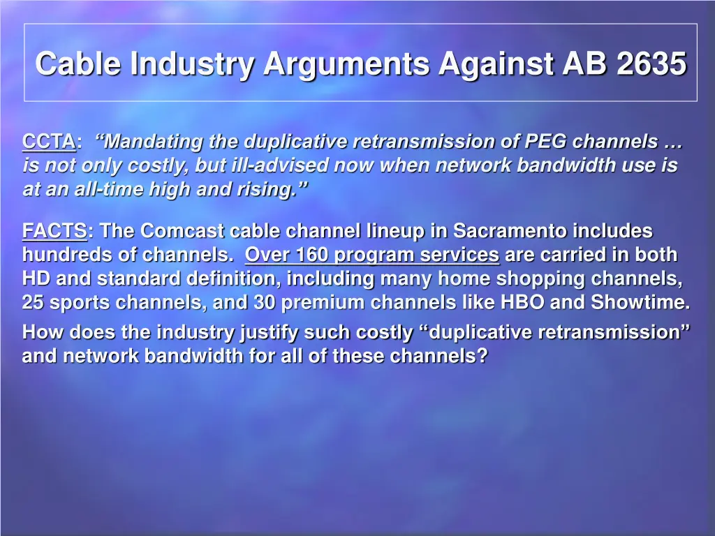 cable industry arguments against ab 2635