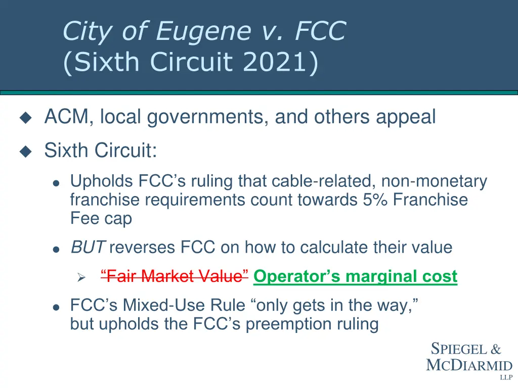 city of eugene v fcc sixth circuit 2021 2