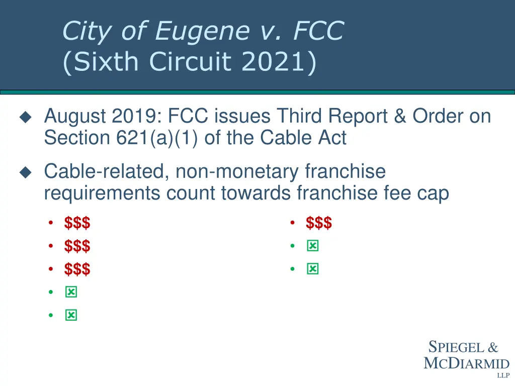 city of eugene v fcc sixth circuit 2021