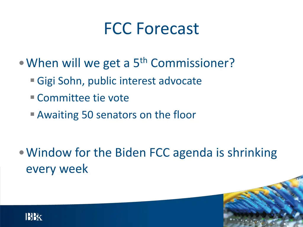 fcc forecast