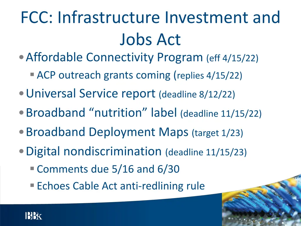 fcc infrastructure investment and jobs