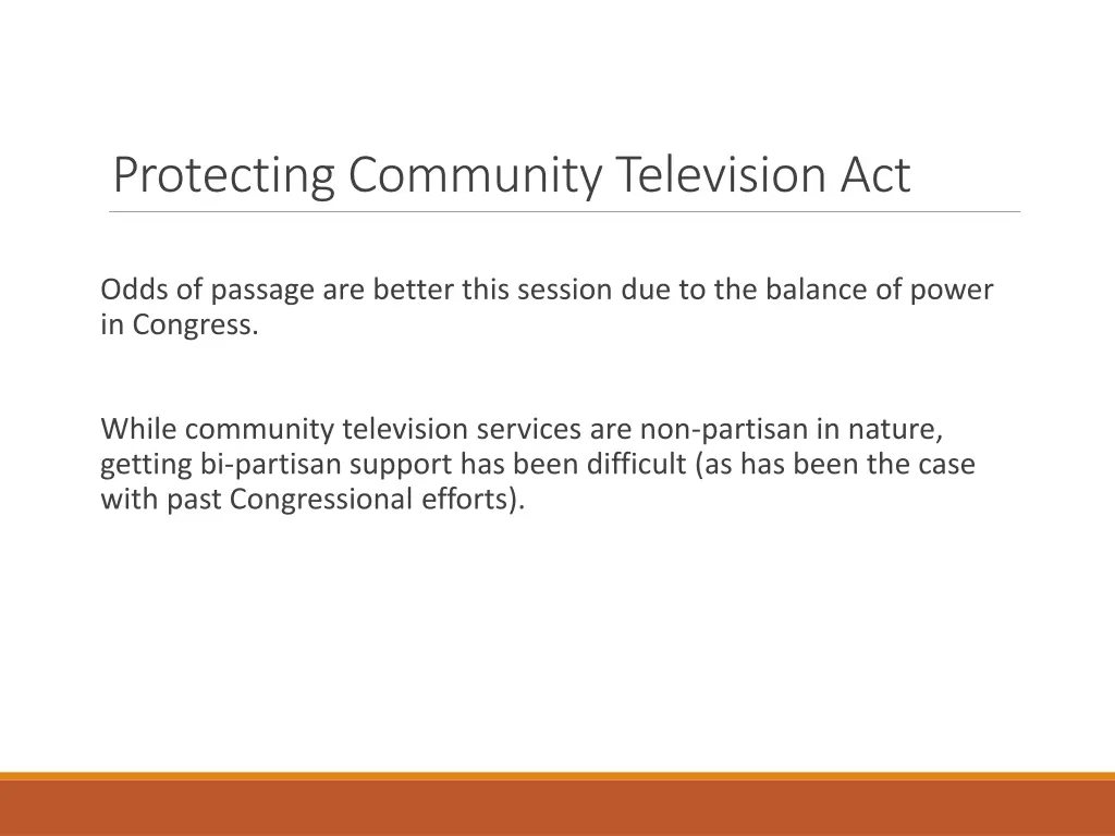 protecting community television act 1