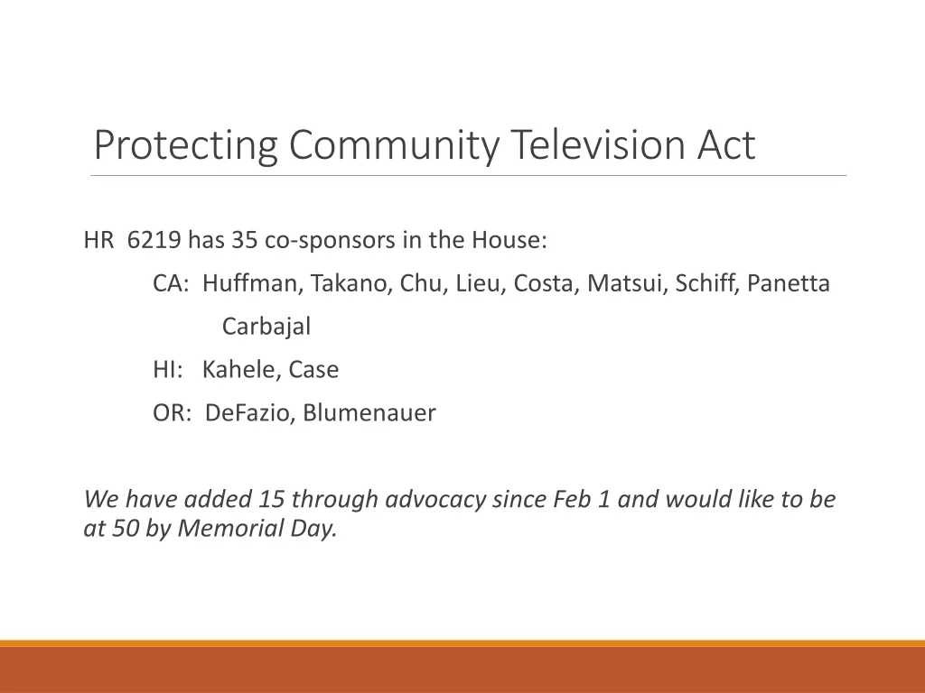 protecting community television act 2