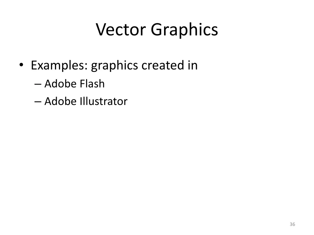 vector graphics