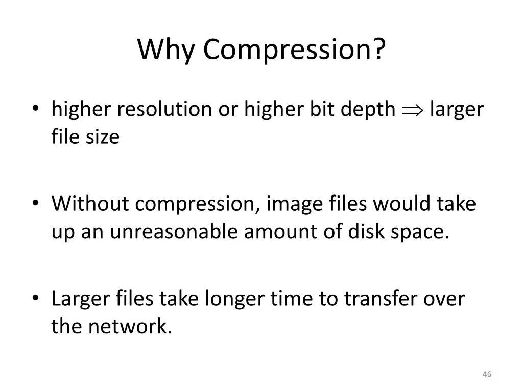 why compression