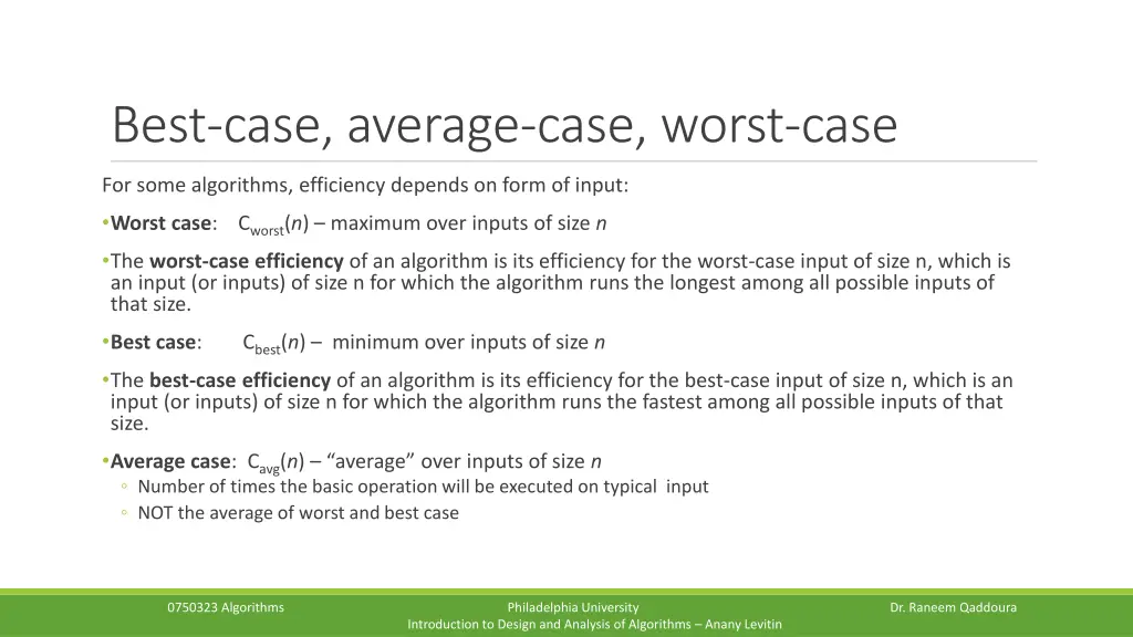 best case average case worst case