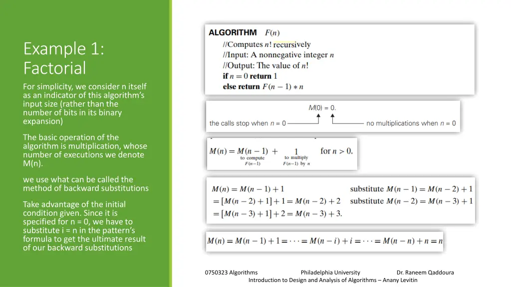 example 1 factorial for simplicity we consider