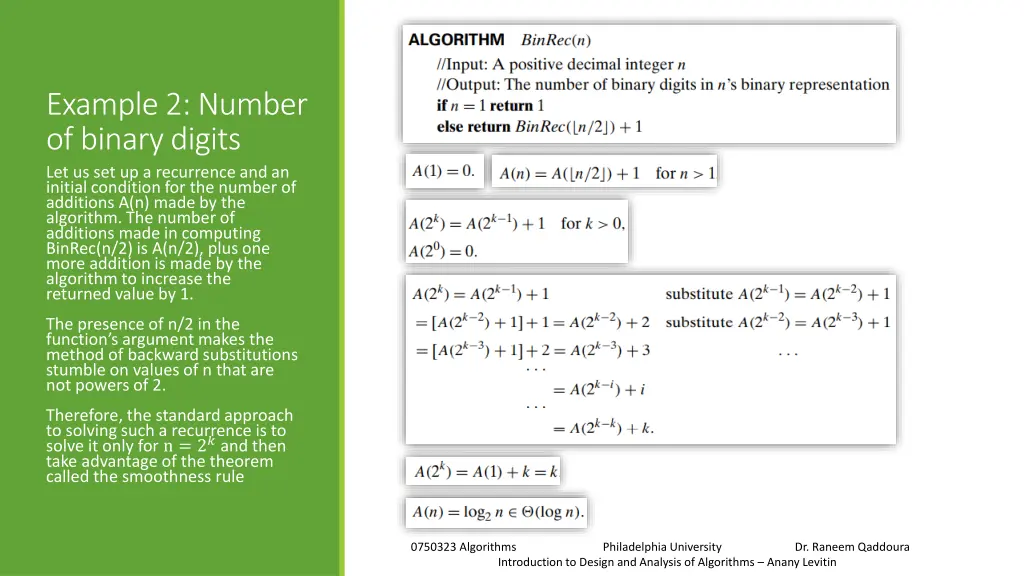 example 2 number of binary digits