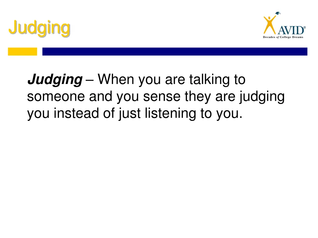 judging