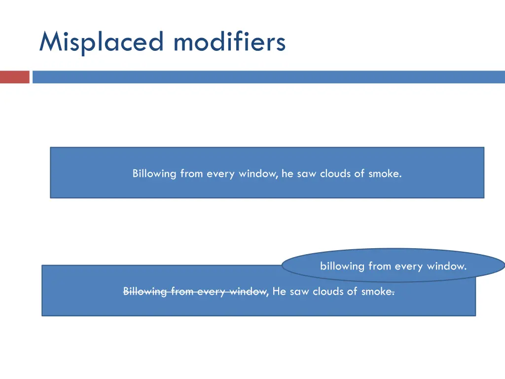 misplaced modifiers 1