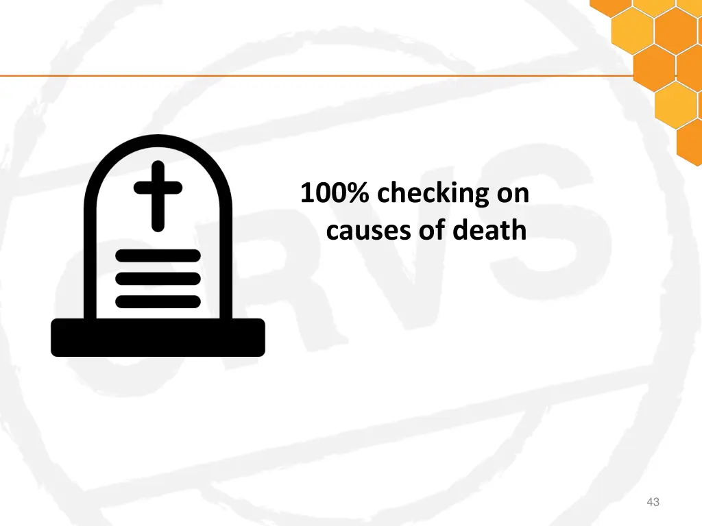 100 checking on causes of death