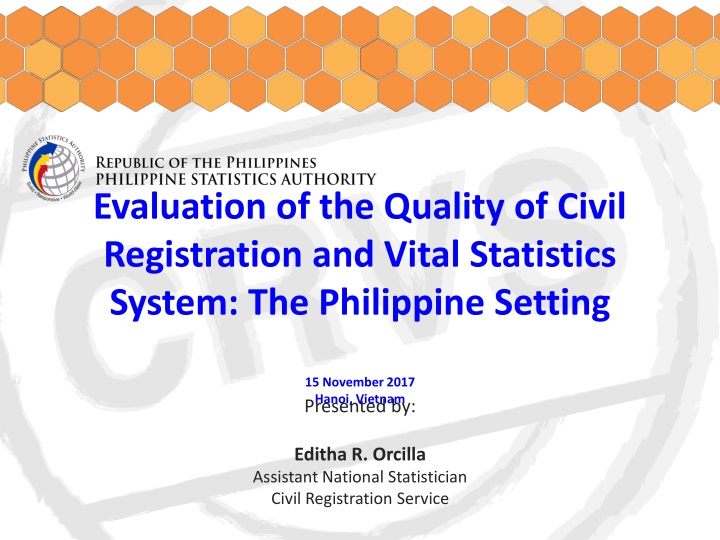 evaluation of the quality of civil registration