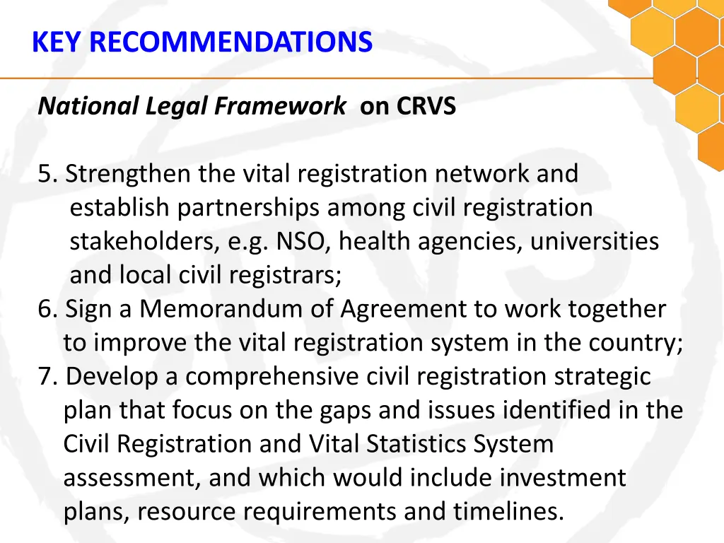 key recommendations 1