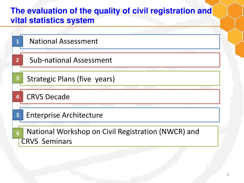 the evaluation of the quality of civil