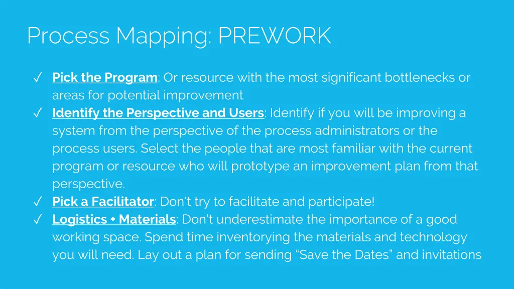 process mapping prework 3