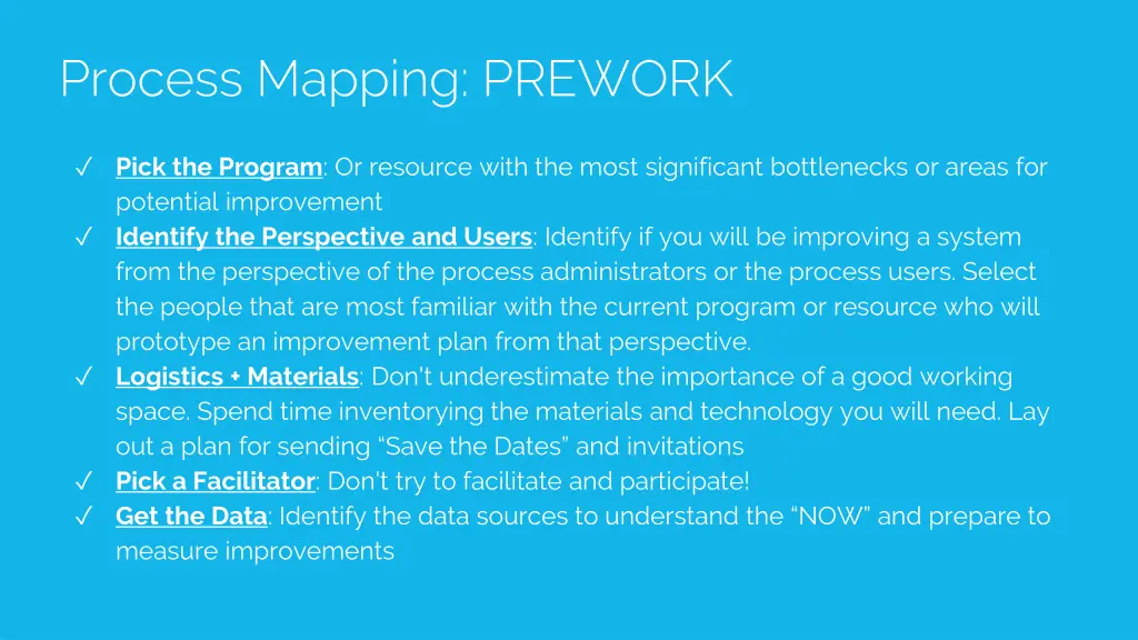 process mapping prework 4