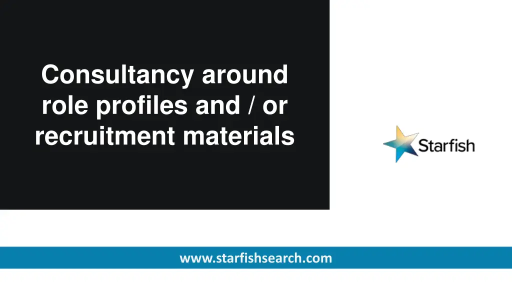 consultancy around role profiles