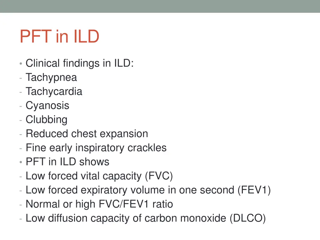 pft in ild