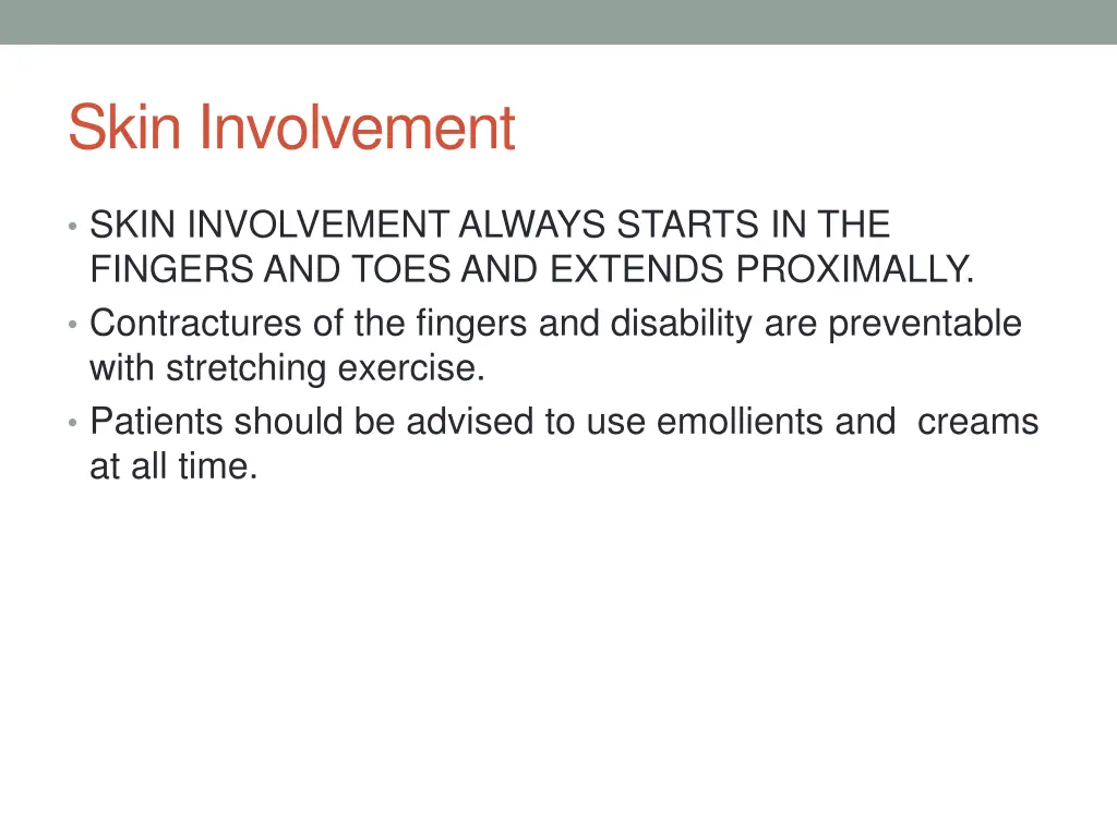 skin involvement 1