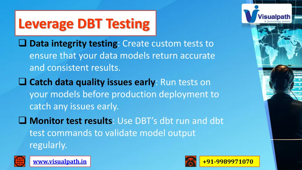 leverage dbt testing