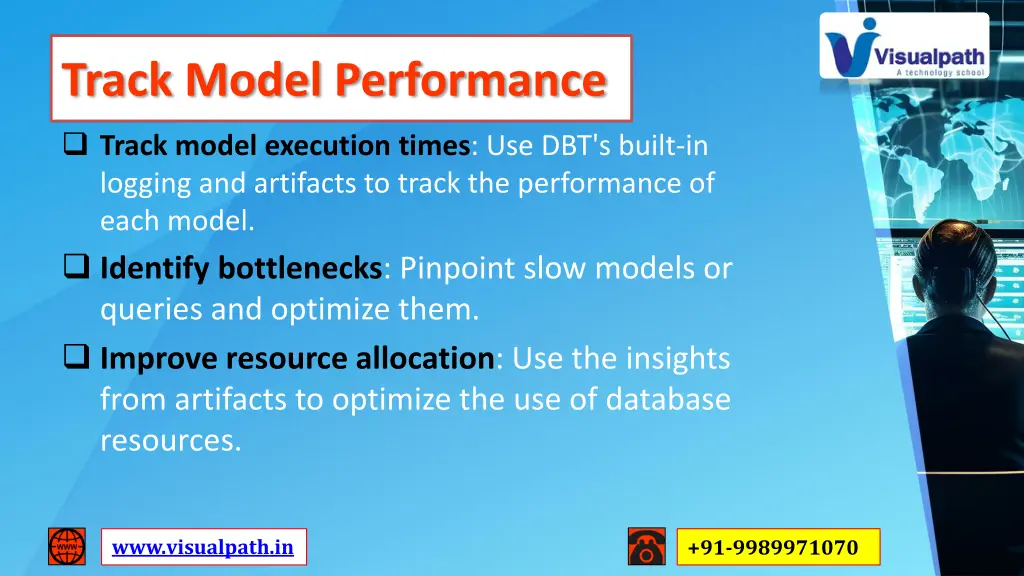 track model performance