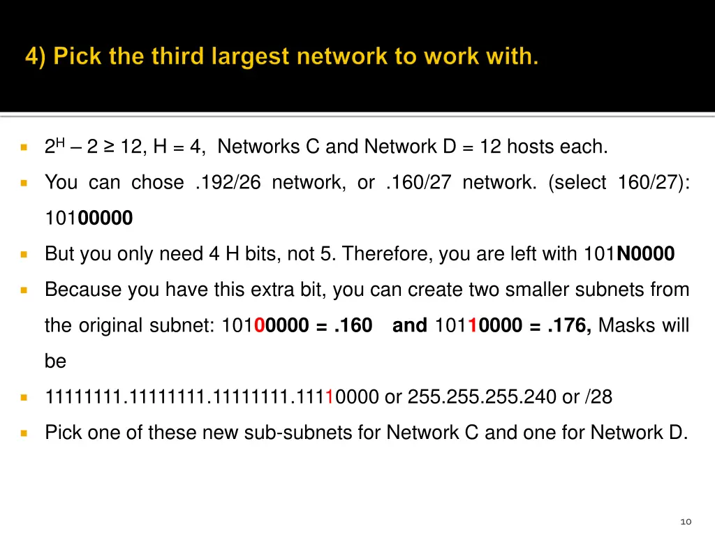 2 h 2 12 h 4 networks c and network d 12 hosts