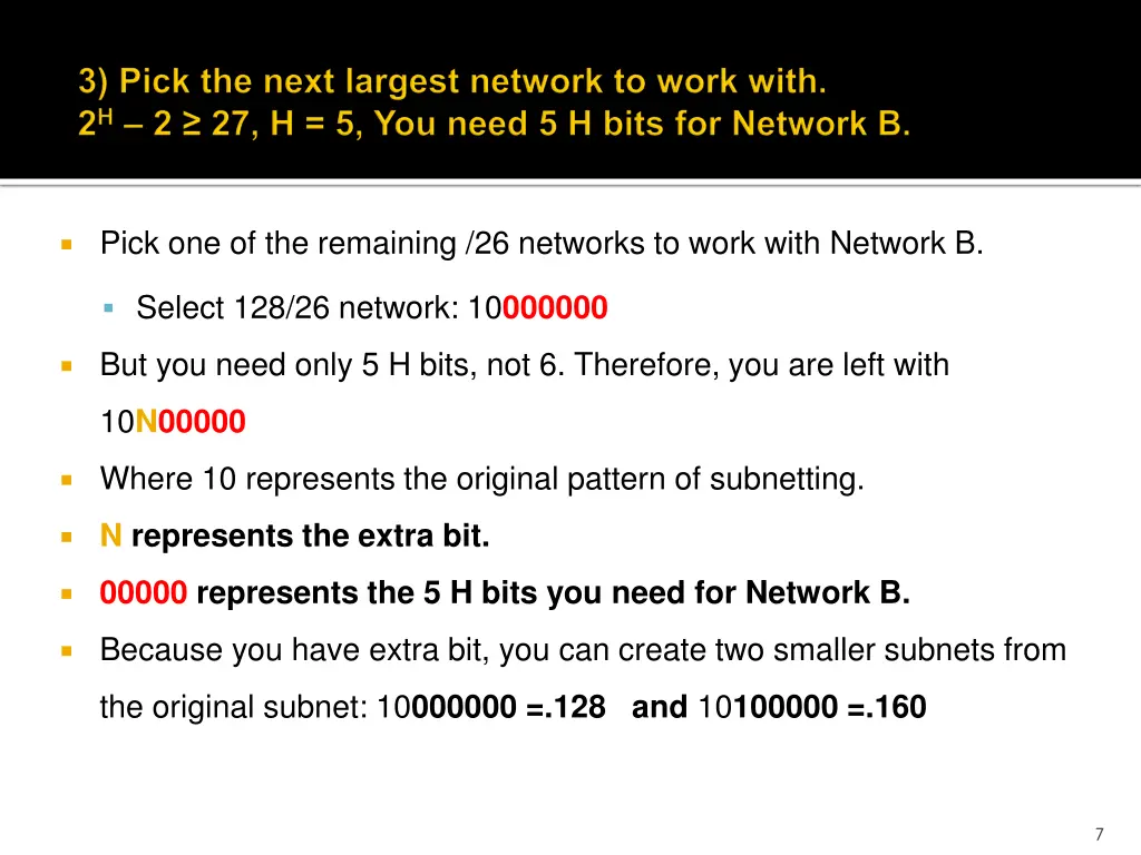 pick one of the remaining 26 networks to work