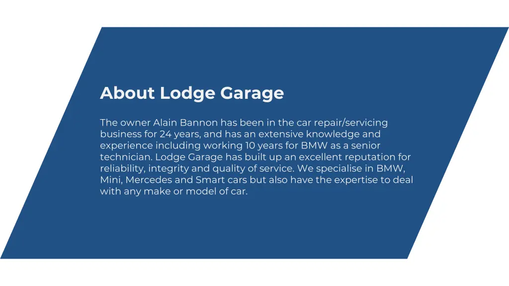 about lodge garage