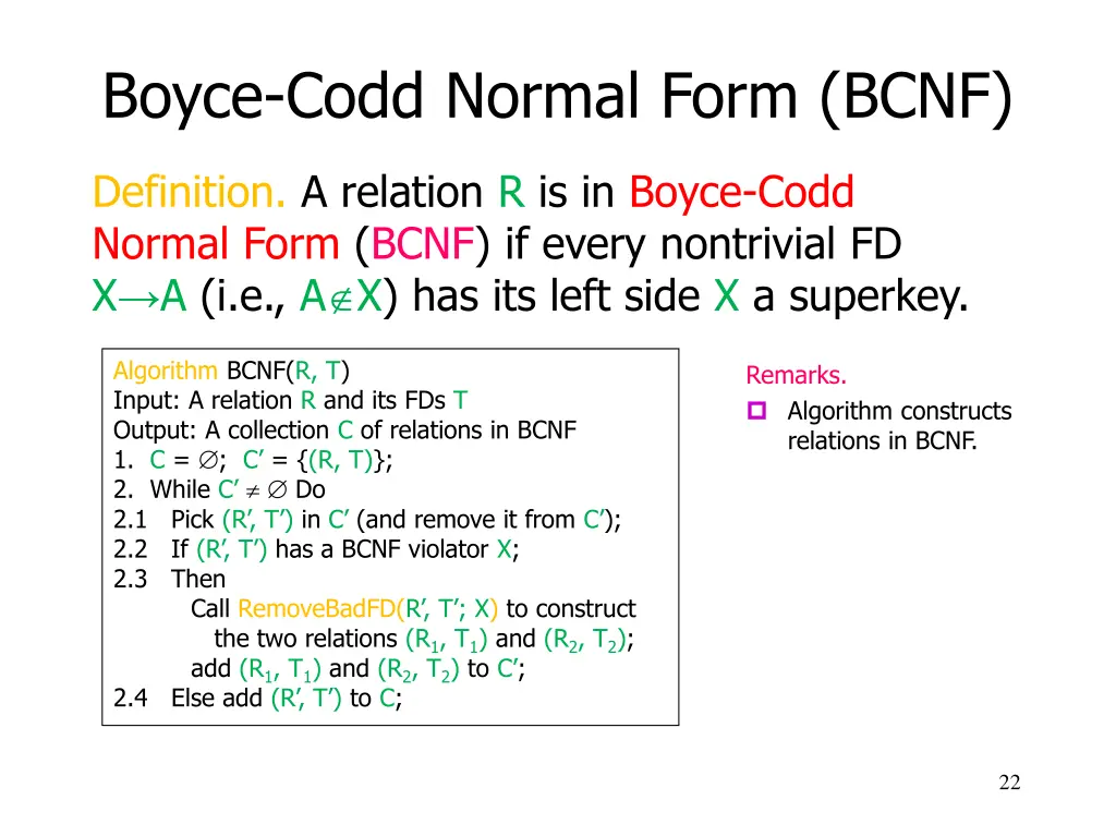 boyce codd normal form bcnf 2