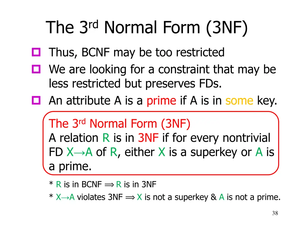 the 3 rd normal form 3nf 5