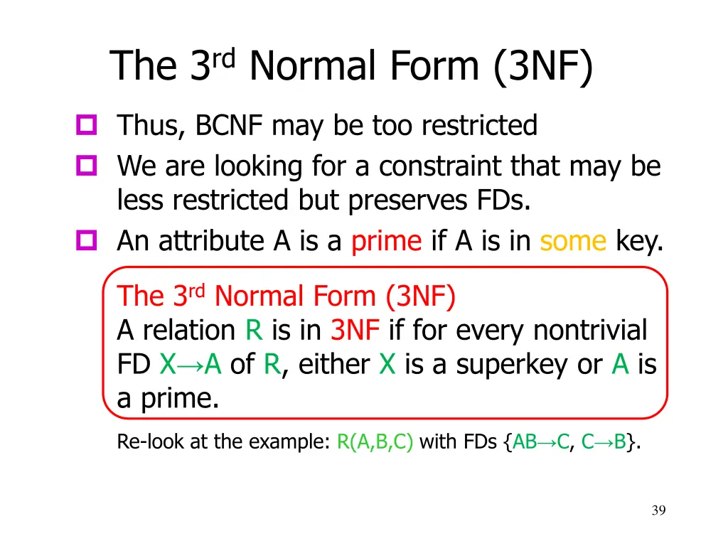 the 3 rd normal form 3nf 6